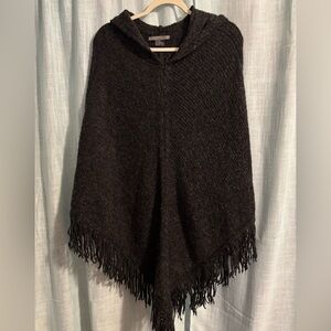 Kenneth Cole Reaction Wool Blend Hooded Poncho